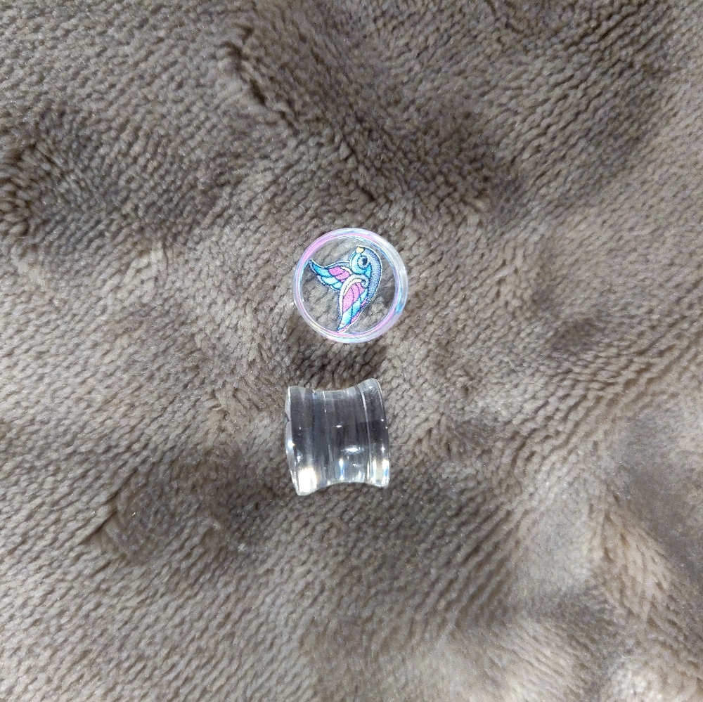 Glass Bird Plugs Size 00